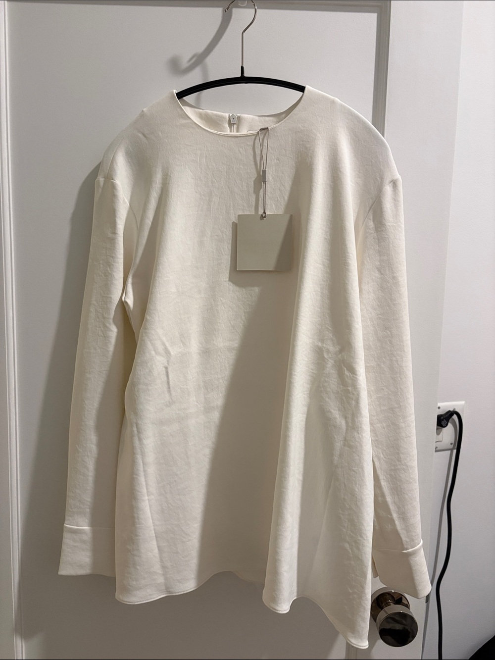 NWT Tibi Chalky Drape Peplum Top